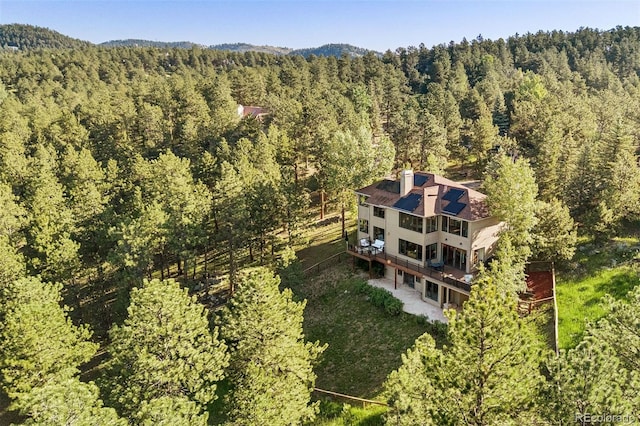 2873 Cortina Ln, Evergreen, CO 80439 - view from above of property featuring a forest