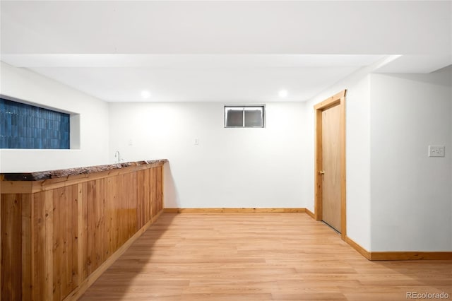 6015 Everett St, Arvada, CO 80004 - interior space with light wood finished floors and recessed lighting