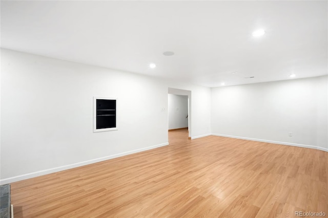 6015 Everett St, Arvada, CO 80004 - unfurnished room with recessed lighting and light wood-type flooring