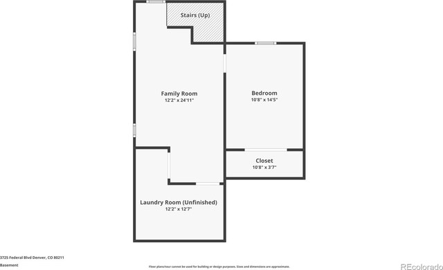 3725 Federal Blvd, Denver, CO 80211 - view of property floor plan