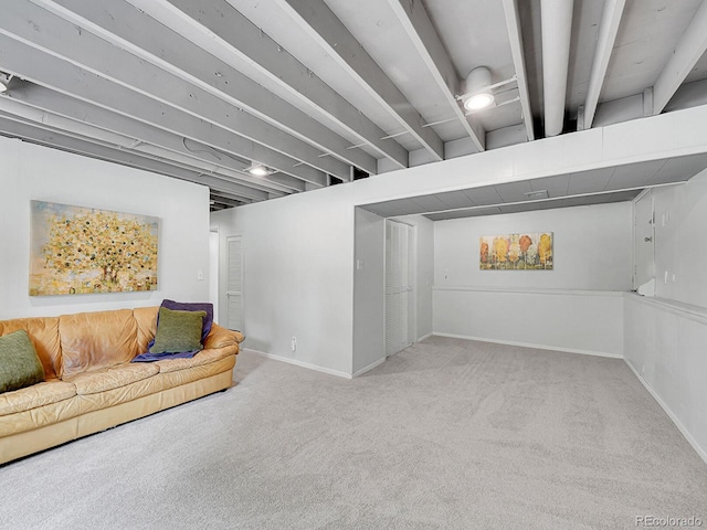 13246 Deneb Dr, Lone Tree, CO 80124 - finished basement featuring carpet flooring and baseboards