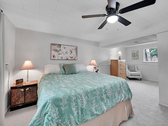 13246 Deneb Dr, Lone Tree, CO 80124 - bedroom with carpet and ceiling fan