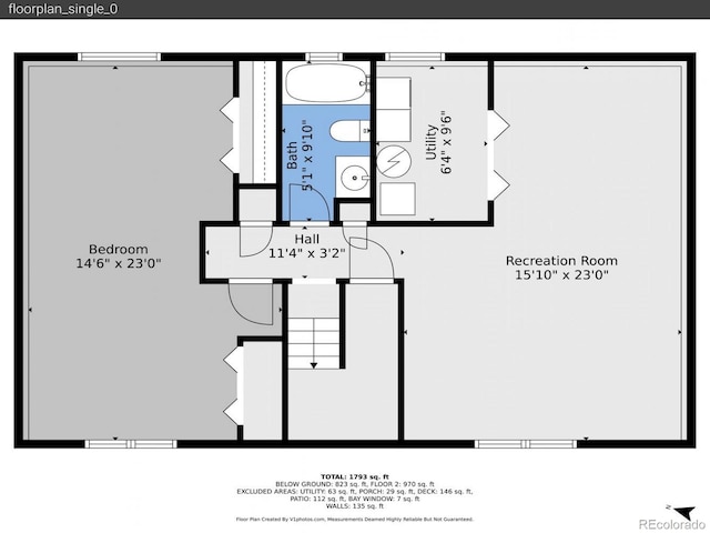 13246 Deneb Dr, Lone Tree, CO 80124 - view of floor plan / room layout