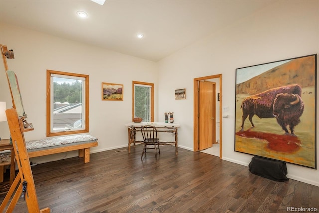 23624 Pondview Pl Unit G, Golden, CO 80401 - interior space with dark wood-type flooring and recessed lighting