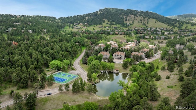 23624 Pondview Pl Unit G, Golden, CO 80401 - bird's eye view of a water and mountain view