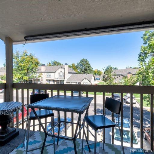 balcony featuring a residential view