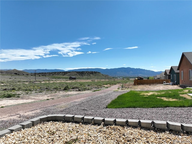 view of mountain backdrop