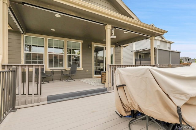 19210 E Pacific Pl, Aurora, CO 80013 - view of wooden porch
