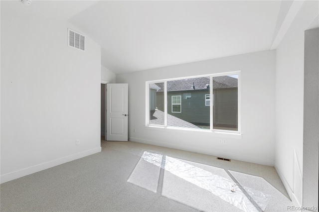 5271 Rendezvous Pkwy, Timnath, CO 80547 - spare room with carpet flooring, lofted ceiling, and baseboards