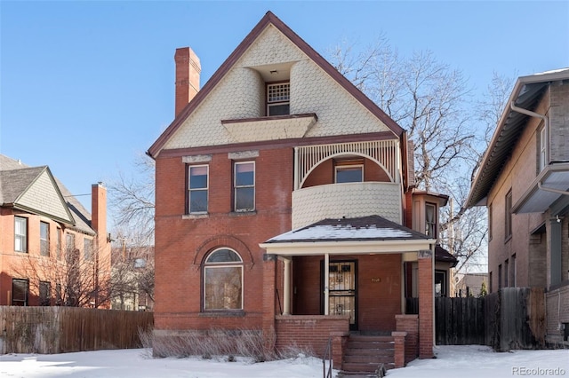 view of front of house featuring a porch