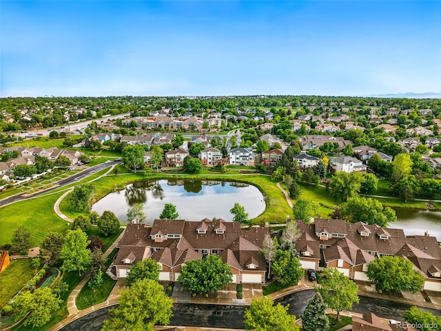 3240 W 114th Cir Unit D, Westminster, CO 80031 - aerial overview of property's location with nearby suburban area and a nearby body of water