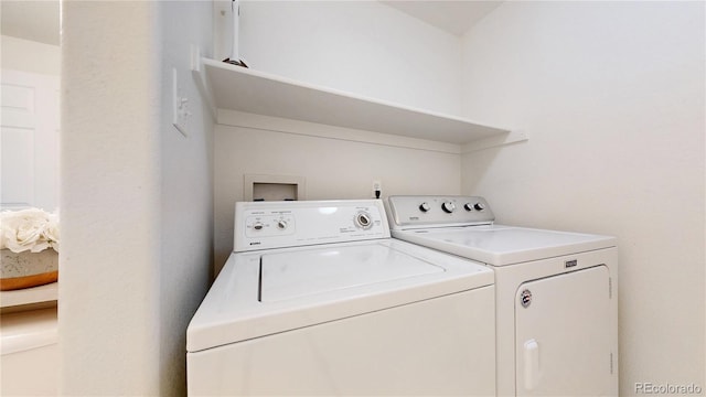 4164 E 135th Pl, Thornton, CO 80241 - laundry room with separate washer and dryer