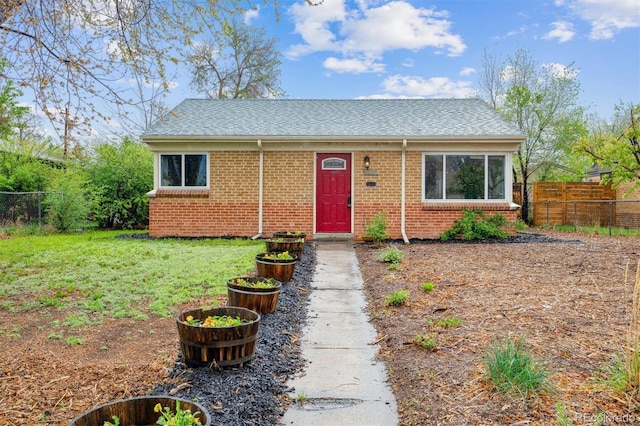 2870 Pontiac St, Denver, CO 80207 - bungalow-style home featuring brick siding and a shingled roof