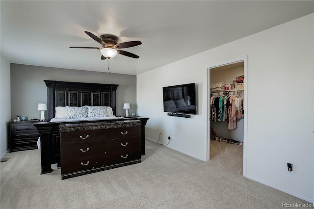 975 Alta St, Lochbuie, CO 80603 - bedroom featuring light colored carpet, a spacious closet, baseboards, and a closet