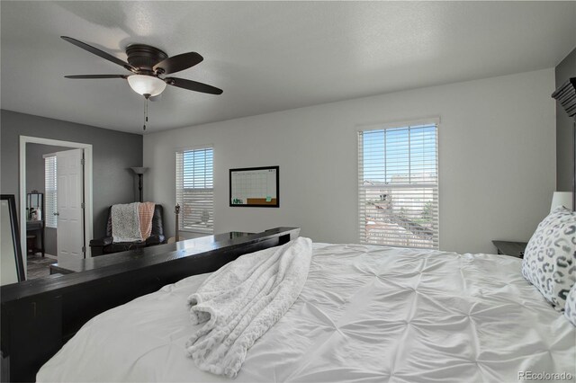 975 Alta St, Lochbuie, CO 80603 - bedroom with a ceiling fan