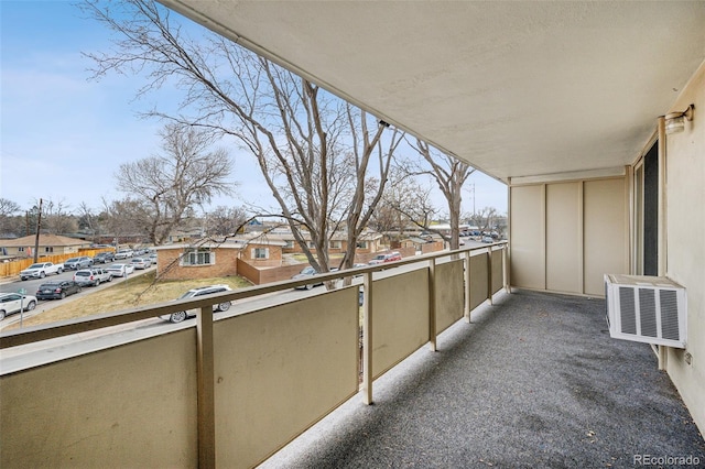 balcony featuring a residential view