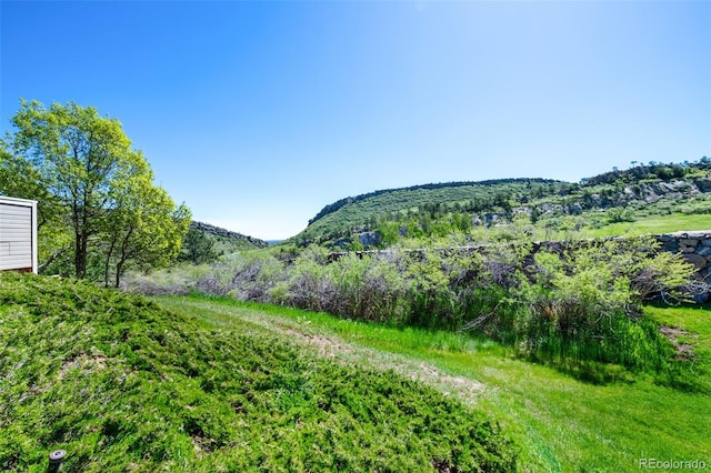 view of mountain feature