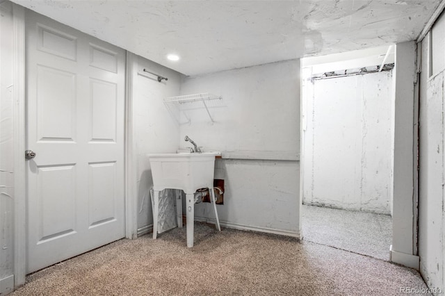 6579 Ingalls St, Arvada, CO 80003 - laundry room with carpet floors and baseboards