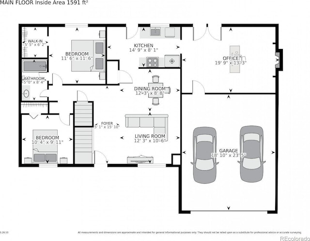 6579 Ingalls St, Arvada, CO 80003 - view of floor plan / room layout
