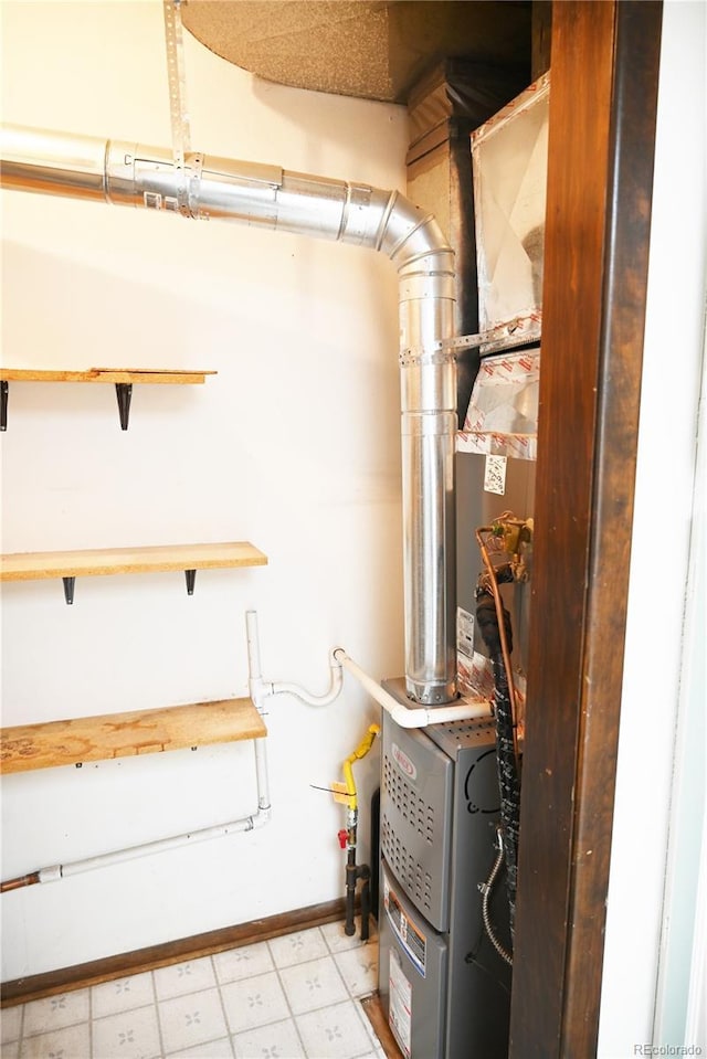 view of utility room