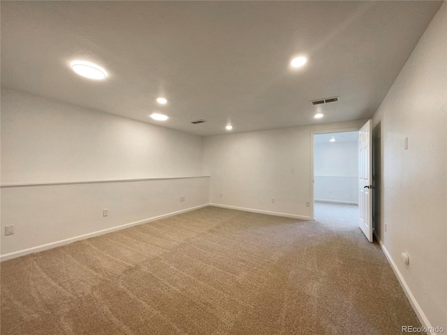 4011 W 28th Street Rd, Greeley, CO 80634 - carpeted spare room featuring recessed lighting and baseboards