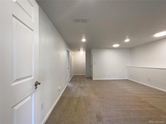 4011 W 28th Street Rd, Greeley, CO 80634 - carpeted spare room featuring baseboards and recessed lighting
