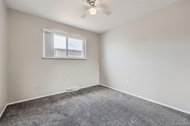 6727 S Race St, Centennial, CO 80122 - empty room with carpet and ceiling fan