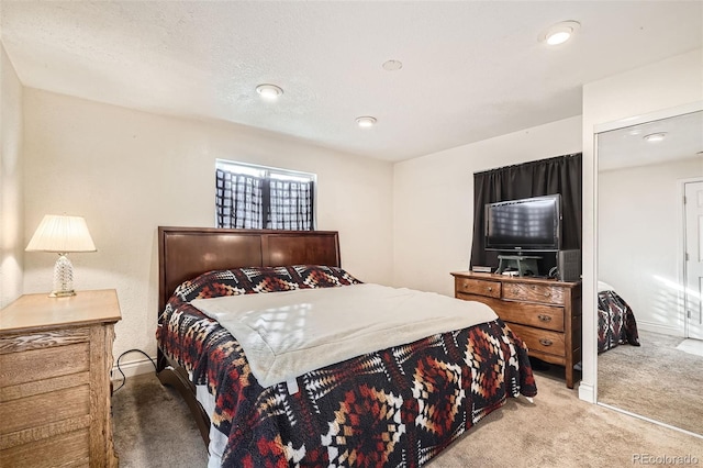 bedroom with carpet flooring