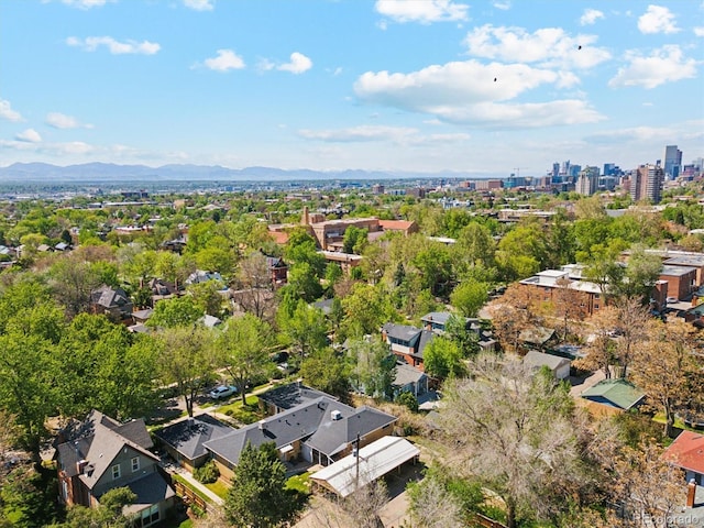236 S Clarkson St, Denver, CO 80209 - aerial view of property's location with a mountainous background