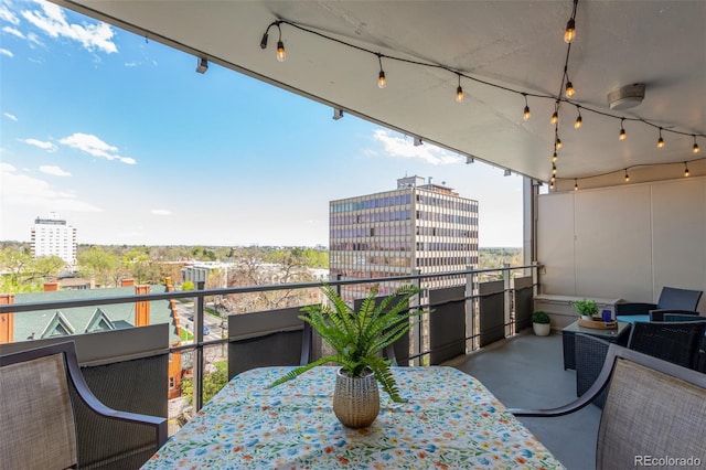 800 N Washington St Unit 804, Denver, CO 80203 - balcony with outdoor dining area