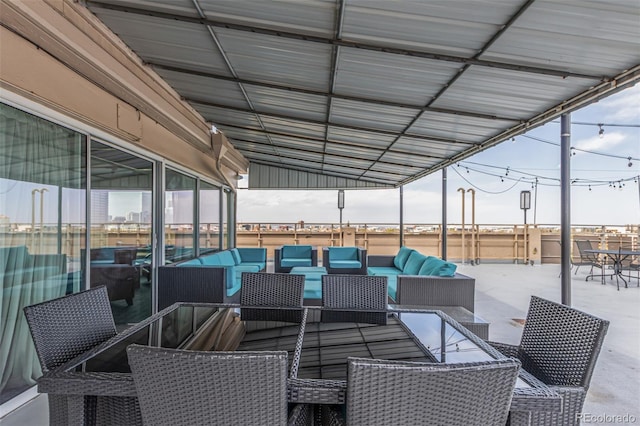 800 N Washington St Unit 804, Denver, CO 80203 - view of patio / terrace featuring outdoor lounge area and outdoor dining space