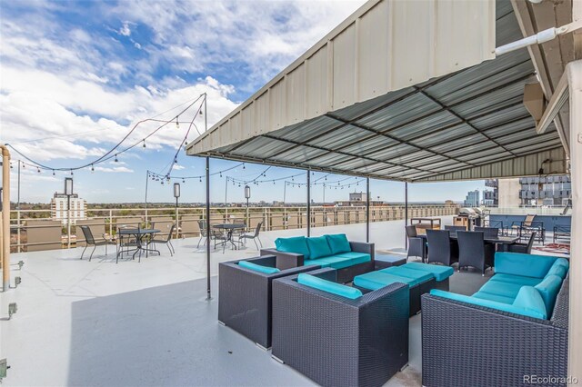 800 N Washington St Unit 804, Denver, CO 80203 - view of patio with an outdoor living space and outdoor dining area