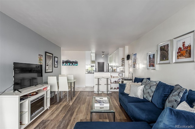 800 N Washington St Unit 804, Denver, CO 80203 - living room featuring wood finished floors