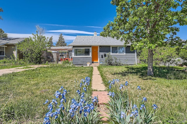 1271 Uinta St, Denver, CO 80220 - view of front of house with entry steps and a shingled roof