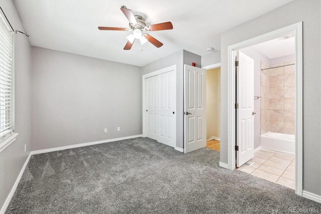 3030 Wyandot St Unit 4, Denver, CO 80211 - unfurnished bedroom with carpet flooring, a closet, and baseboards