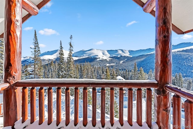 property view of mountains