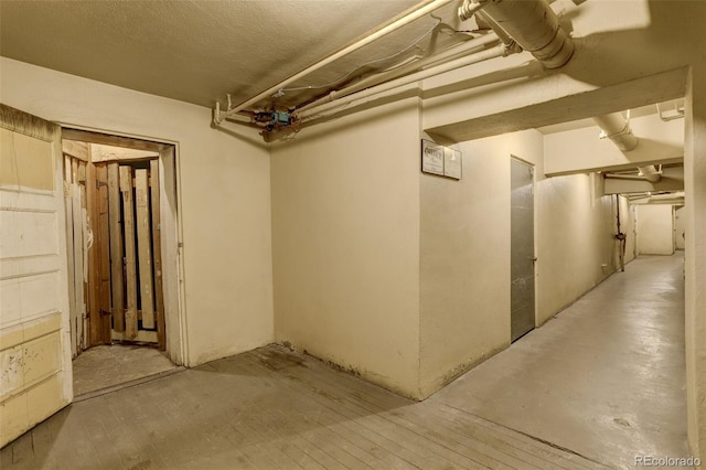 view of basement