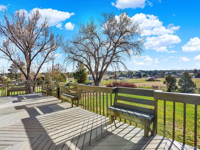 12798 Tomahawk Rd, Parker, CO 80138 - view of wooden deck