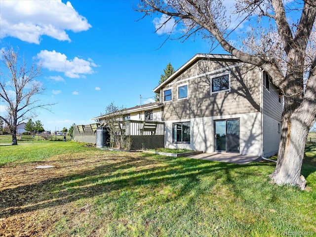 12798 Tomahawk Rd, Parker, CO 80138 - back of house with a yard and a deck