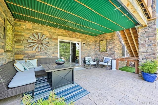27423 E Euclid Dr, Aurora, CO 80016 - view of patio / terrace with outdoor lounge area