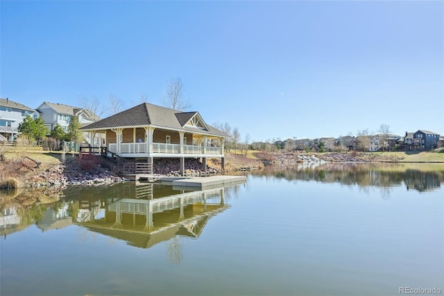 27423 E Euclid Dr, Aurora, CO 80016 - dock featuring a water view
