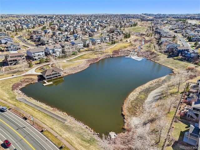 27423 E Euclid Dr, Aurora, CO 80016 - aerial overview of property's location featuring nearby suburban area and a large body of water
