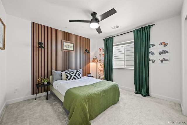 5078 S Quail St, Littleton, CO 80127 - carpeted bedroom with baseboards and a ceiling fan