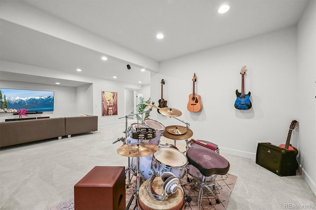 5078 S Quail St, Littleton, CO 80127 - playroom featuring carpet floors and recessed lighting