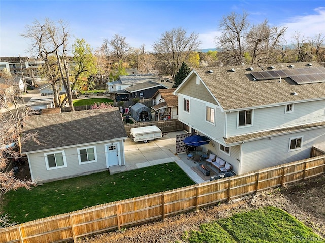 4942 Grove St, Denver, CO 80221 - aerial view with a residential view