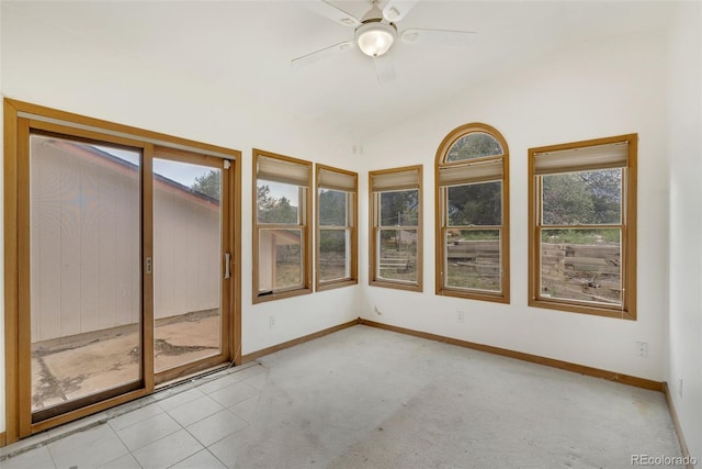 18 Clover Cir, Colorado Springs, CO 80906 - unfurnished sunroom featuring healthy amount of natural light, lofted ceiling, and carpet flooring