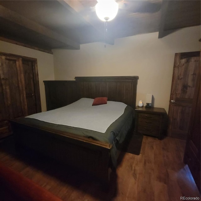 1034 Van Fossan Ln, Fort Garland, CO 81133 - bedroom featuring wood finished floors and ceiling fan