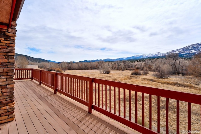 121 M And M Ln Unit 6C, Salida, CO 81201 - wooden terrace with a mountain view