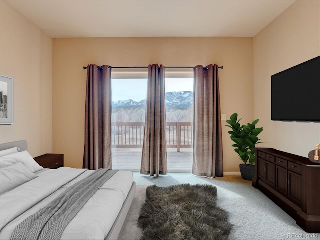 121 M And M Ln Unit 6C, Salida, CO 81201 - bedroom featuring access to exterior and light colored carpet