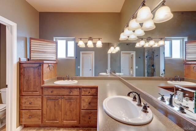 121 M And M Ln Unit 6C, Salida, CO 81201 - bathroom featuring toilet, a sink, and double vanity
